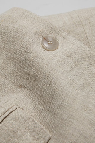 Blazer in lino - Beige