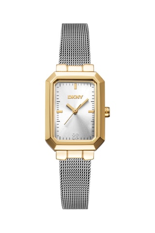 Stalen Quartz Horloge - Zilverkleurig en Goudkleurig