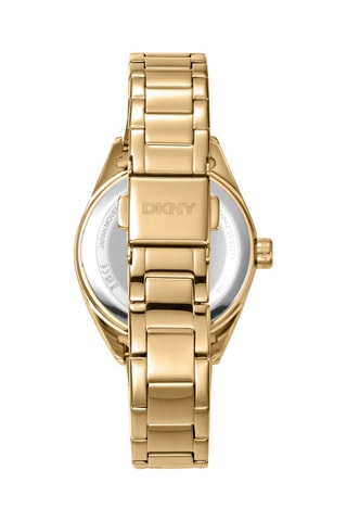 Stalen Quartz Horloge - Goudkleurig en Zilverkleurig