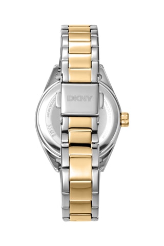 Stalen Quartz Horloge - Zilverkleurig en Goudkleurig