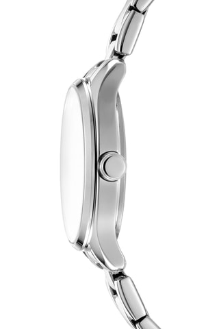 Stalen Quartz Horloge - Zilverkleurig en Zwart