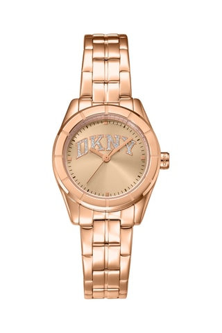 Stalen Quartz Horloge - Roségoudkleurig en Goudkleurig