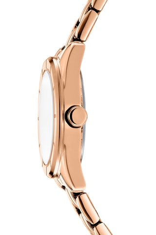 Stalen Quartz Horloge - Roségoudkleurig en Goudkleurig