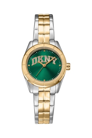 Stalen Quartz Horloge - Zilverkleurig en Goudkleurig