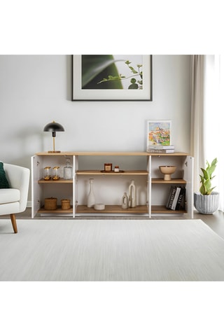 Buffet 4 portes Arista -  180 x 75 x 44,5 cm