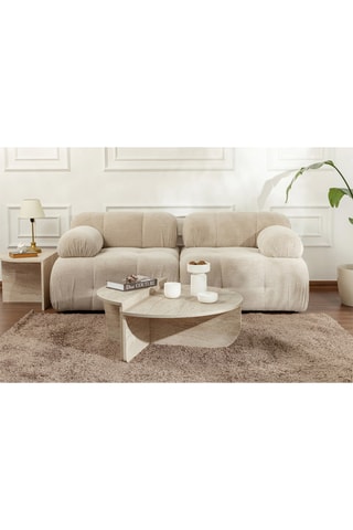 2 tables basses Orion - 90 x 30 x 60 / 85 x 35 x 30 cm