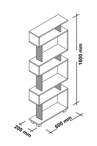 Bibliothèque - 60 x 20 x 160 cm