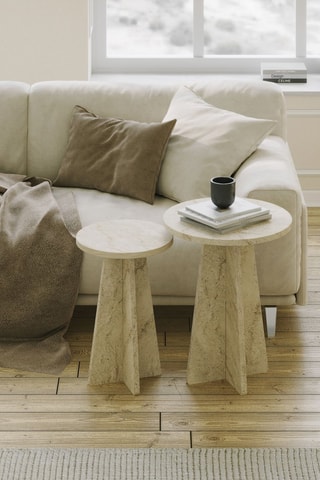 2 Tables d'appoint - 40 x 50 / 30 x 45 cm