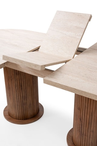 Table à manger extensible Gusto - 180/216 x 90 x 79 cm