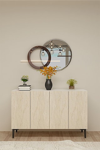 Console 4 portes Aplos - 120 x 79 x 32 cm