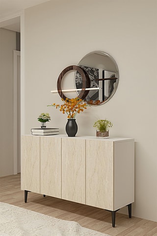 Console 4 portes Aplos - 120 x 79 x 32 cm