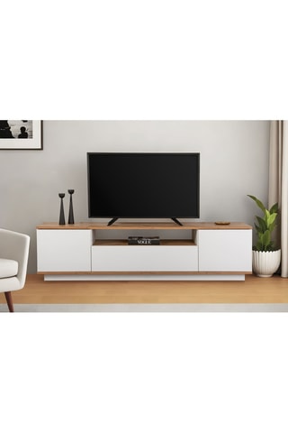 Meuble TV 3 abattants Veramont - 180 x 44,6 x 44,5 cm