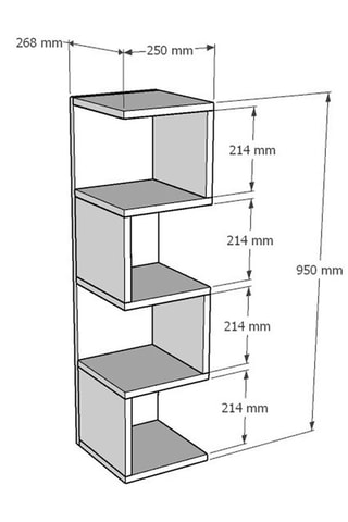 Bibliothèque - 25 x 27 x 95 cm