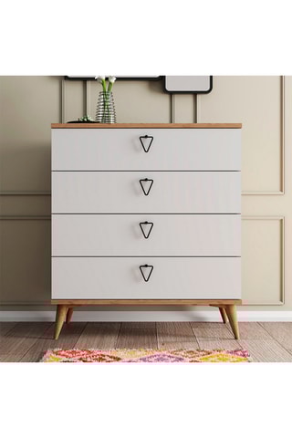 Commode 5 tiroirs - 80 x 45 x 90 cm