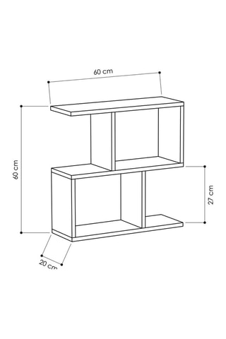 Table d’appoint Homemania - 60 x 60 x 20 cm