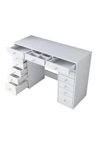 Coiffeuse 13 tiroirs - 120 x 81,6 x 44,5 cm