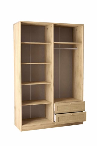 Armoire 4 portes Baru - 210 x 137 x 52 cm