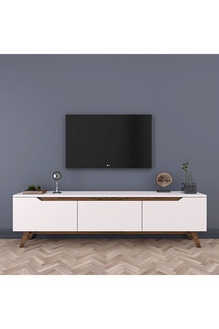 Meuble TV 3 abattants - 48,6 x 180 x 35 cm