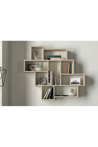 Etagère murale 4 niveaux Parola - 115,5 x 103,5 x 15 cm