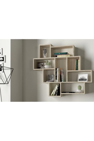 Etagère murale 4 niveaux Parola - 115,5 x 103,5 x 15 cm