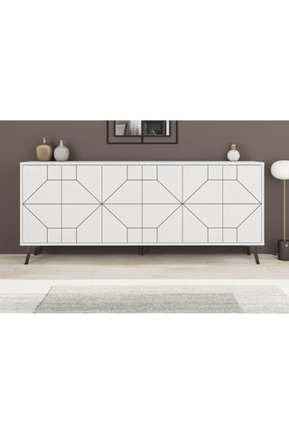 Buffet - 6 portes - 183,8 x 77,4 x 35 cm