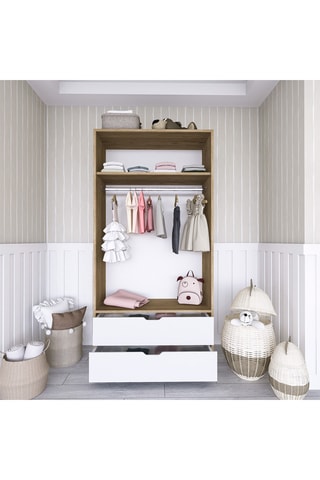 Armoire 2 portes  - 90 x 45 x 183 cm