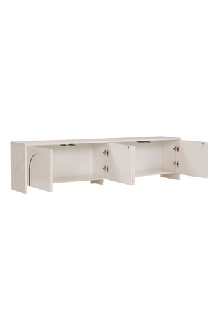 Meuble TV 4 portes Aurelia - 180 x 45 x 32 cm