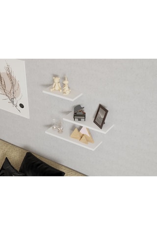 Etagère murale 3 niveaux - Blanc