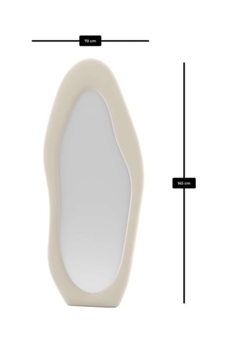 Miroir - Crème - 165 x 70 cm
