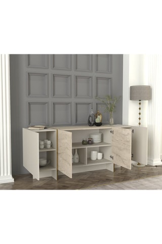 Buffet 4 portes - 180 x 44,8 x 75,5 cm