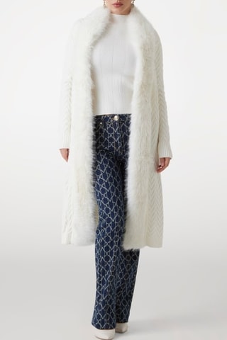Gilet long Paula - Blanc - Guess By Marciano