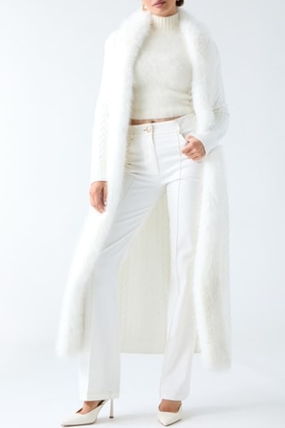 Gilet long Paula - Blanc - Guess By Marciano