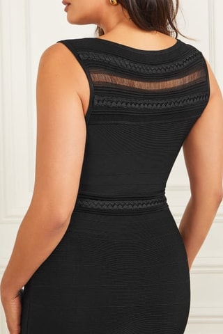 Robe fourreau Kiara - Noir - Guess By Marciano