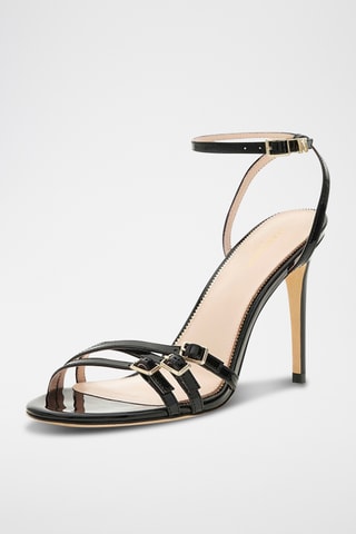 Sandales à talons en cuir - Noir - Guess By Marciano