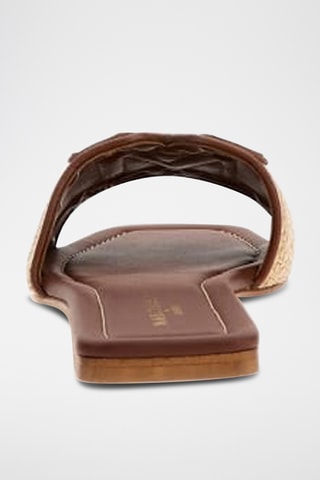 Mules en cuir Ramada - Beige et marron - Guess By Marciano