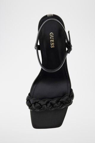 Sandales à talons en cuir Cadhna - Noir - Guess