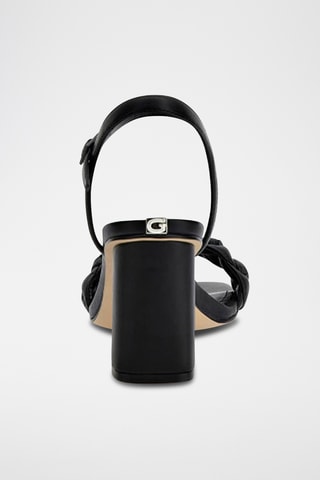 Sandales à talons en cuir Cadhna - Noir - Guess