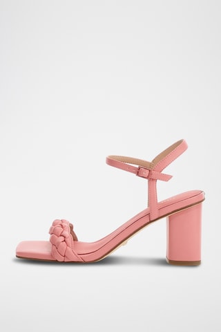 Sandales à talons en cuir Cadhna - Fuchsia - Guess