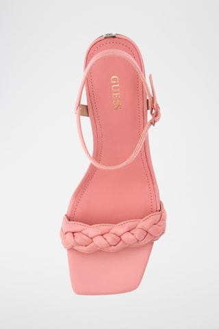 Sandales à talons en cuir Cadhna - Fuchsia - Guess
