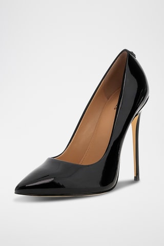 Escarpins en cuir verni Felyx - Noir - Guess