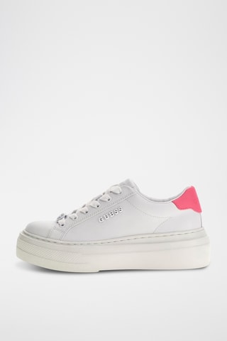 Baskets plateformes en cuir Amera - Blanc - Guess
