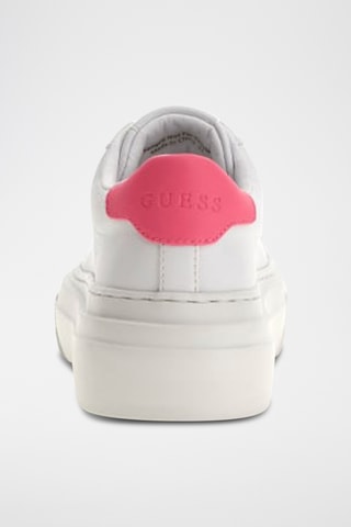 Baskets plateformes en cuir Amera - Blanc - Guess
