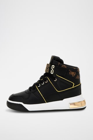 Baskets en cuir Corten - Noir - Guess