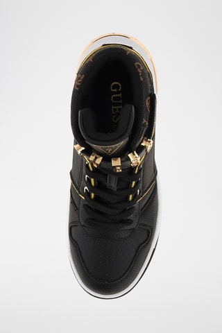 Baskets en cuir Corten - Noir - Guess