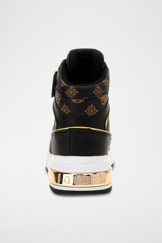 Baskets en cuir Corten - Noir - Guess