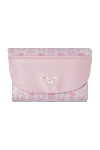 Tapis à langer - Rose et blanc - Guess