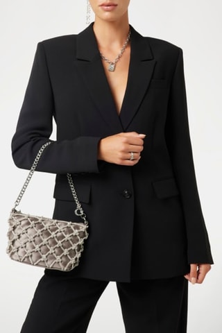 Sac porté épaule Zalina - Argenté - Guess