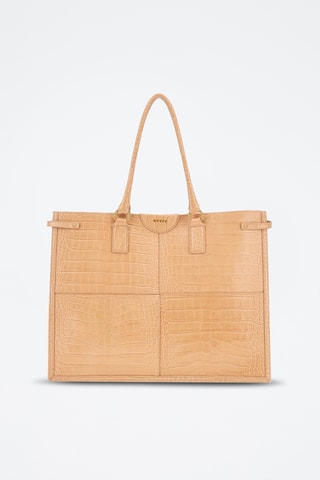 Cabas en cuir Isa - Nude - Guess