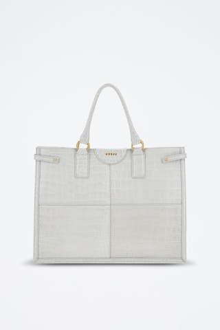 Sac à main en cuir Isa - Gris - Guess