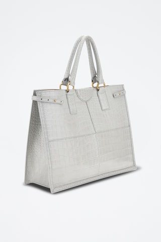 Sac à main en cuir Isa - Gris - Guess